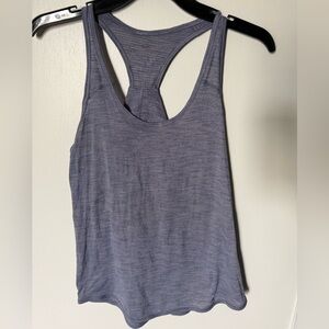 Lululemon (Essentials Pleated Tank) Women's Gray Tank Top